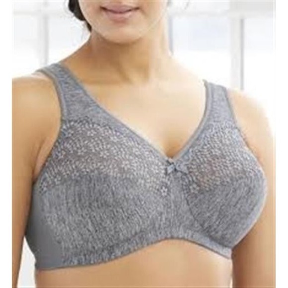 Glamorise Other - NWOT Glamorise 50H Magic Lift Moisture Control Bra 1064 Gray #112471